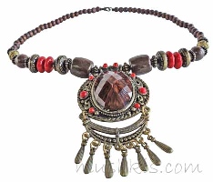 Indian ethnic necklace - click here for large view